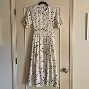 Black and White Dot Dress